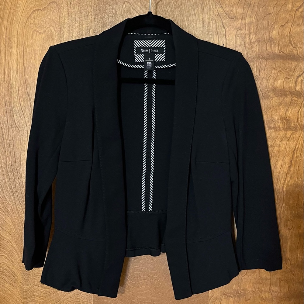 Cropped Ponte Blazer White House Black Market